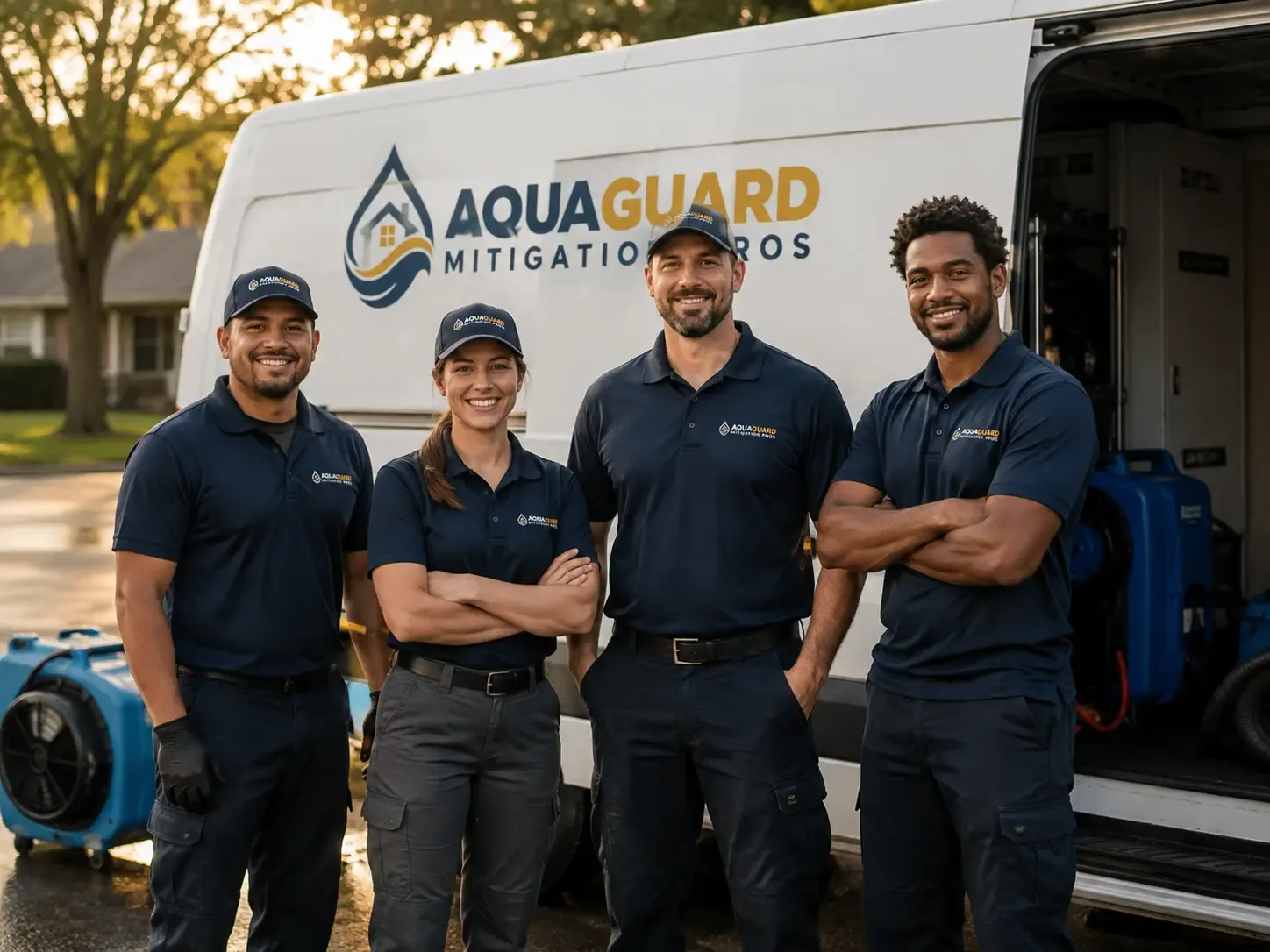 Water Damage Mitigation company in Hye, TX